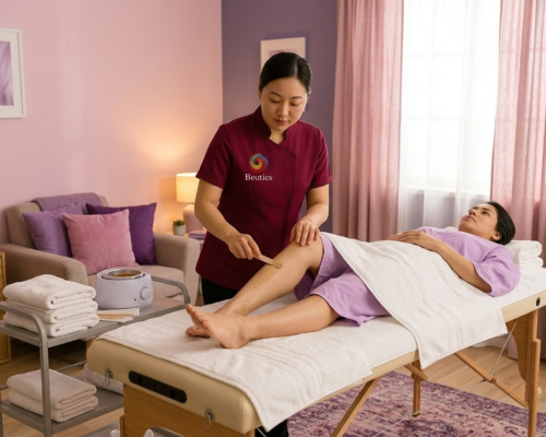 Waxing and threading at home Dubai